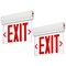 Beyond Led Technology Exit Sign, PC + Aluminum, 12.13" W, Bronze JELCEX1RC - alternate 2